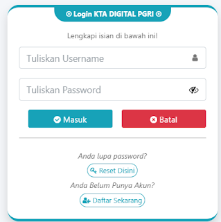 Register PGRI Kab. Madiun - Persatuan Guru Republik Indonesia Cabang Kab. Madiun